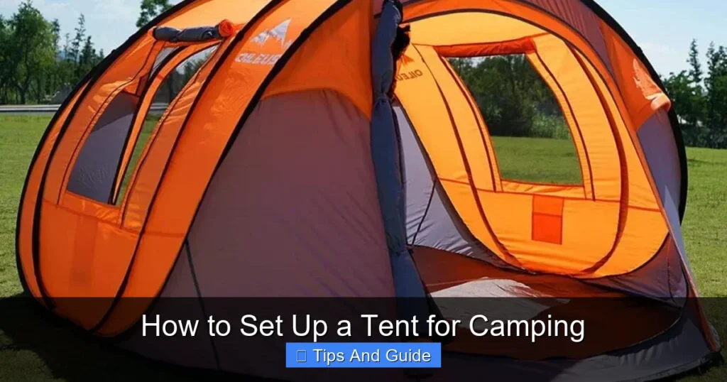 How to Set Up a Tent for Camping