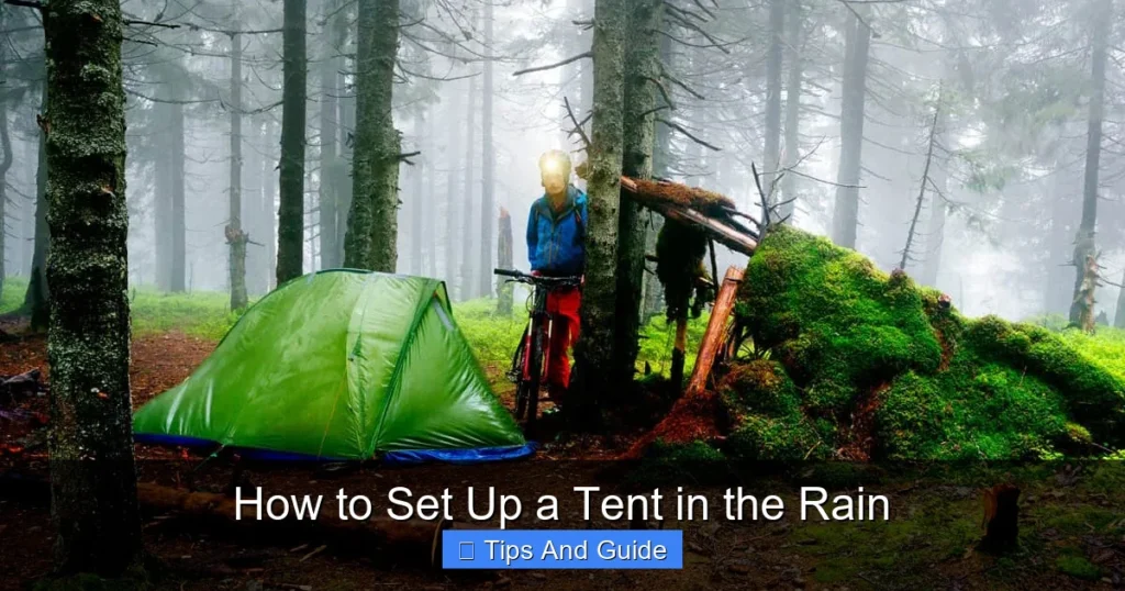 How to Set Up a Tent in the Rain