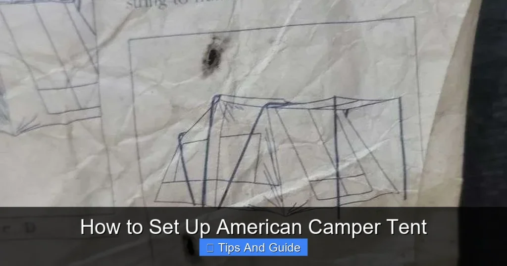 How to Set Up American Camper Tent
