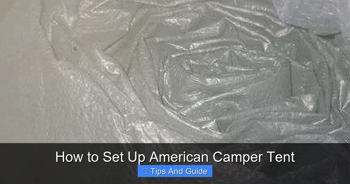 How to Set Up American Camper Tent