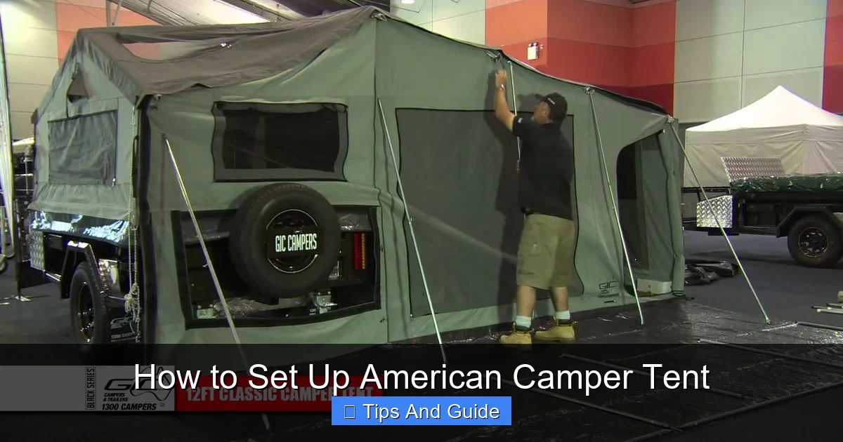 How to Set Up American Camper Tent
