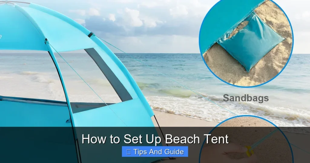 How to Set Up Beach Tent