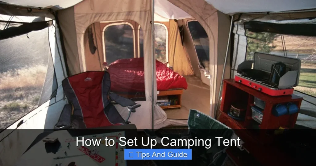 How to Set Up Camping Tent