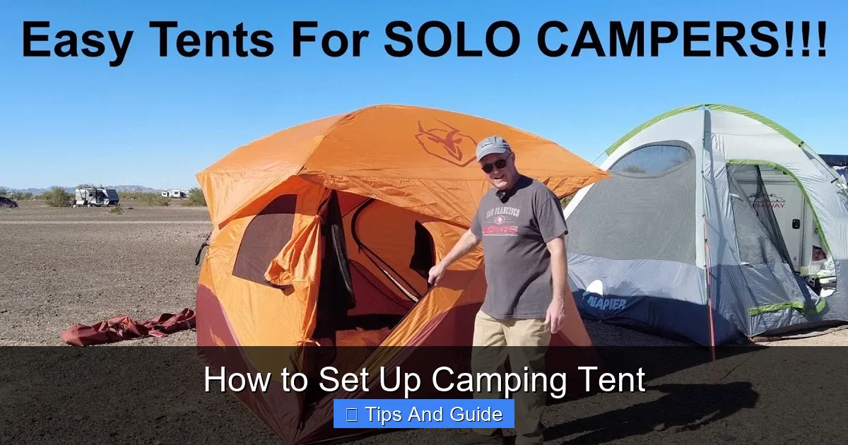 How to Set Up Camping Tent