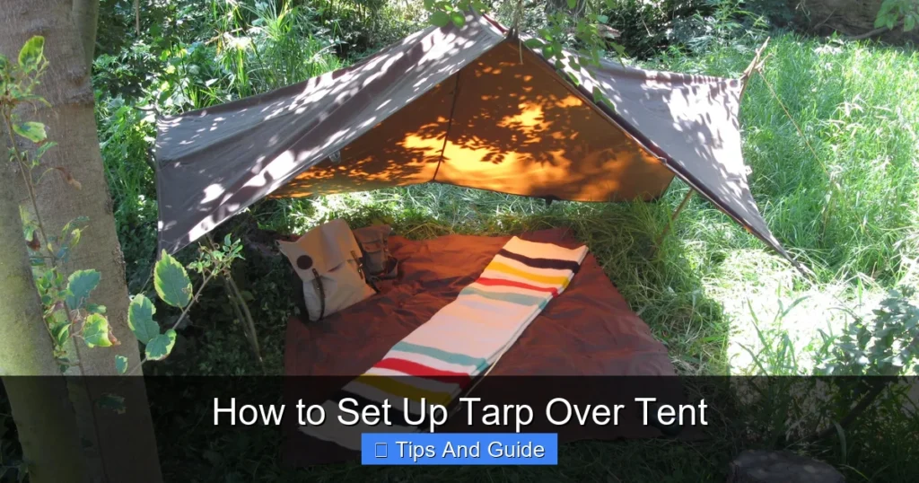 How to Set Up Tarp Over Tent
