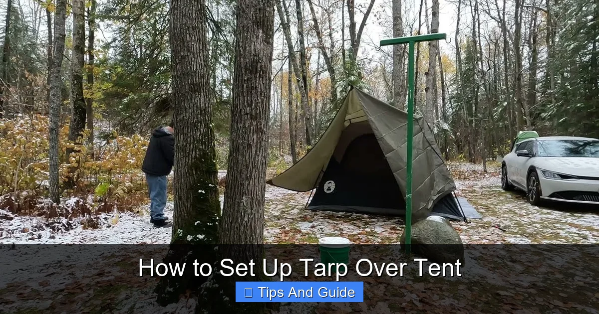 How to Set Up Tarp Over Tent
