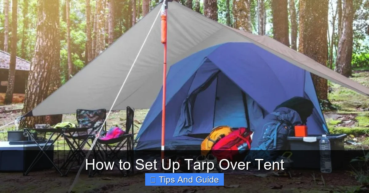 How to Set Up Tarp Over Tent