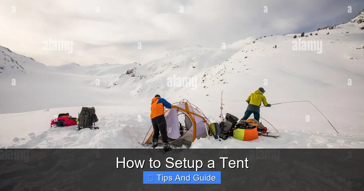 How to Setup a Tent
