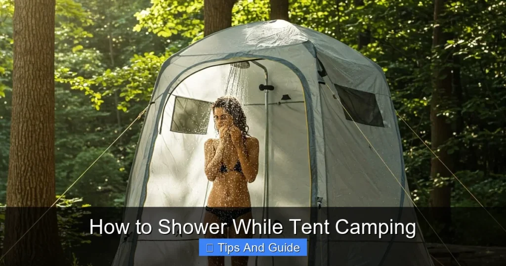 How to Shower While Tent Camping