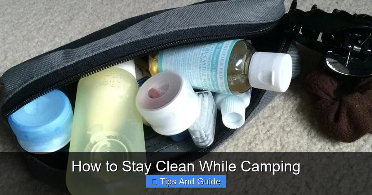 How to Stay Clean While Camping