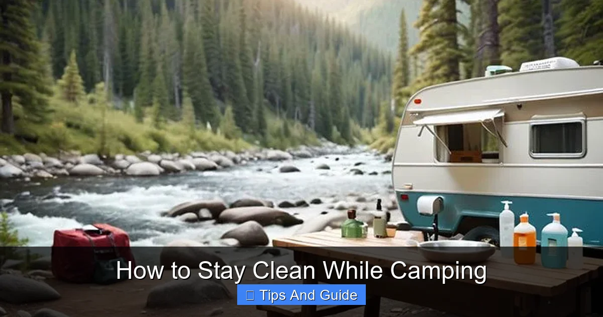 How to Stay Clean While Camping