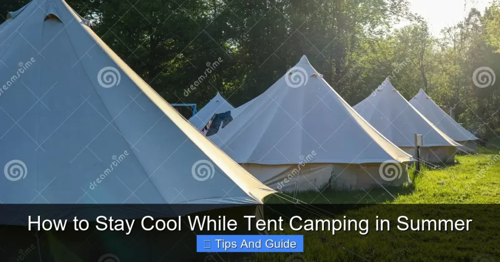 How to Stay Cool While Tent Camping in Summer