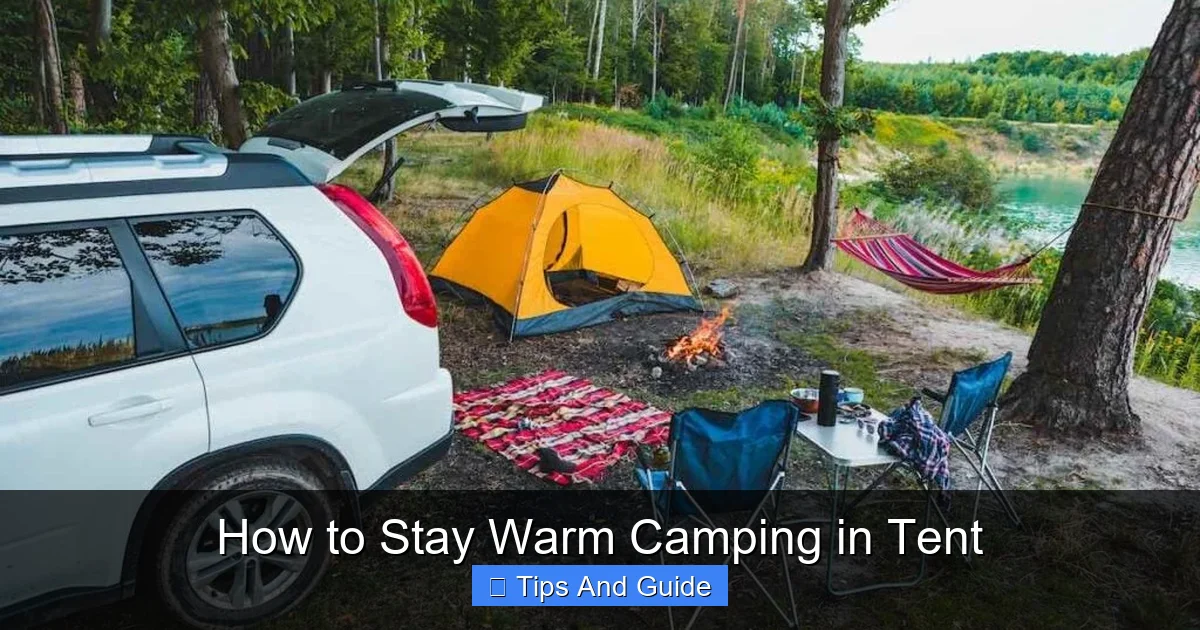 How to Stay Warm Camping in Tent