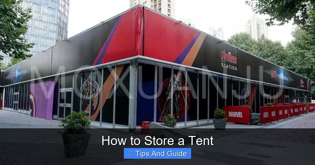How to Store a Tent