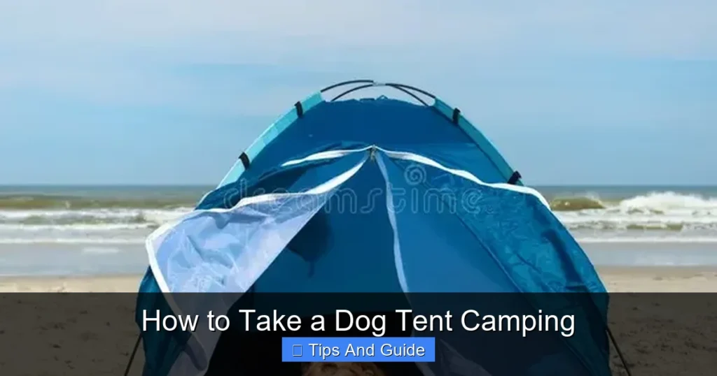 How to Take a Dog Tent Camping