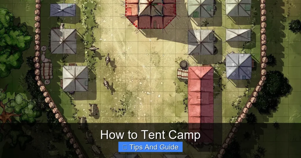 How to Tent Camp