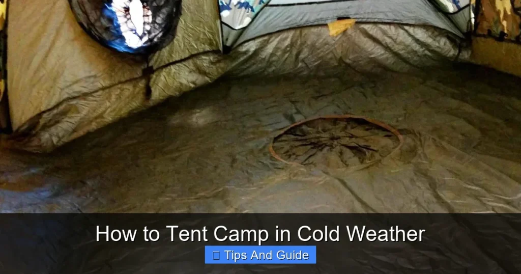 How to Tent Camp in Cold Weather