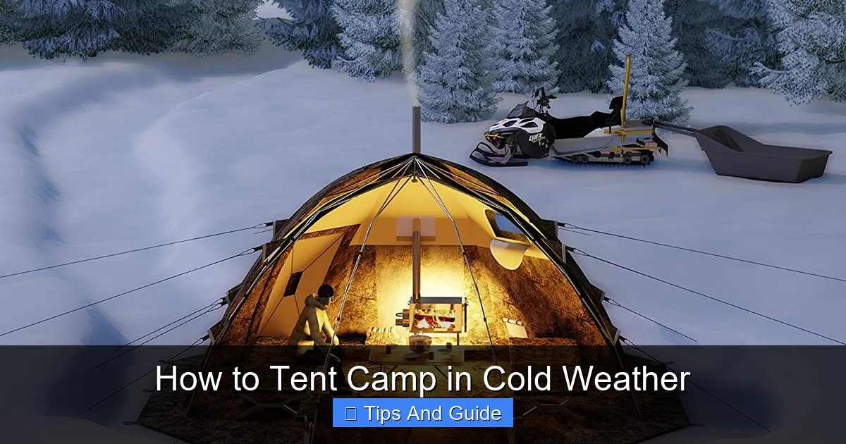 How to Tent Camp in Cold Weather