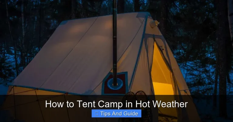 How to Tent Camp in Hot Weather
