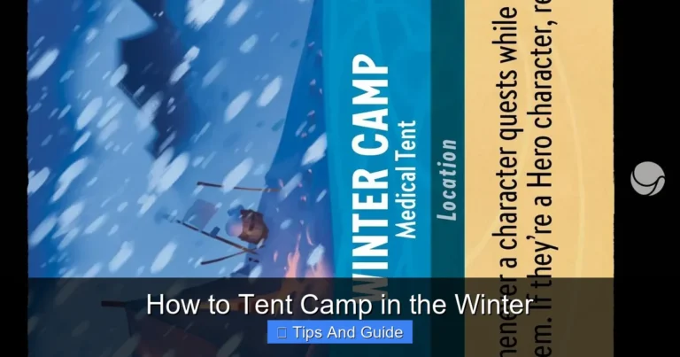 How to Tent Camp in the Winter