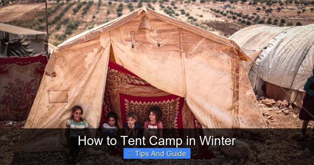 How to Tent Camp in Winter