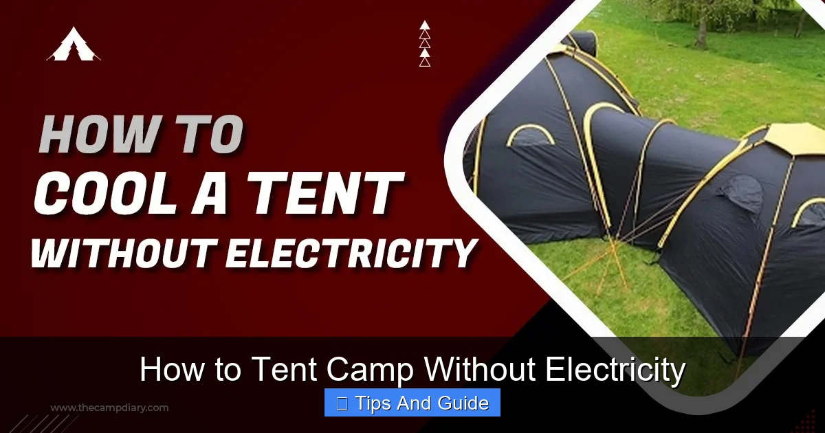 How to Tent Camp Without Electricity