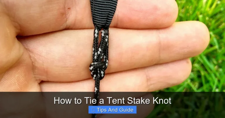 How to Tie a Tent Stake Knot
