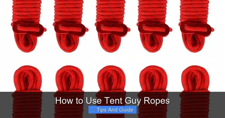 How to Use Tent Guy Ropes