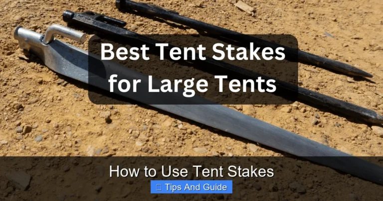 How to Use Tent Stakes