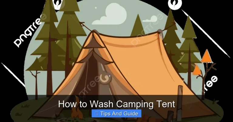 How to Wash Camping Tent