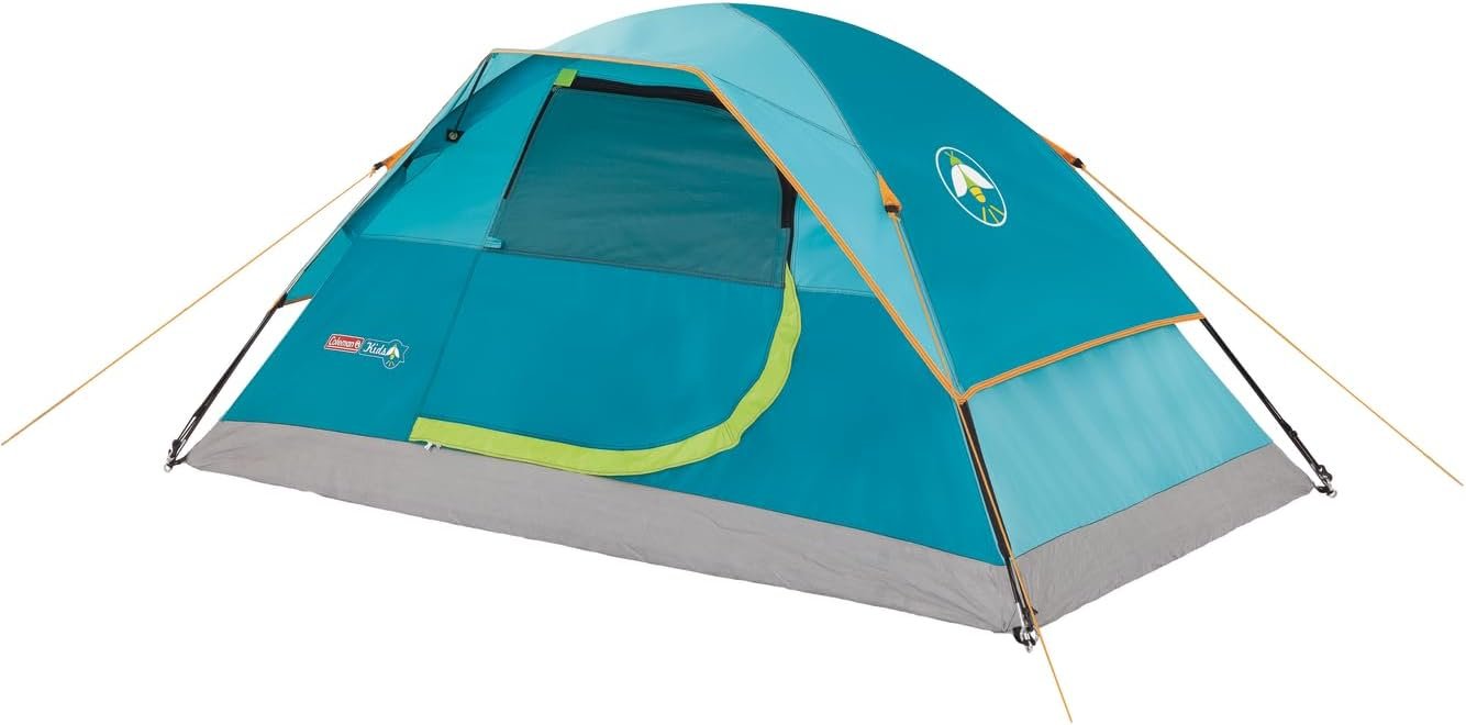 Coleman Kids Wonder Lake 2-Person Glow-in-The-Dark Camping Tent with R
