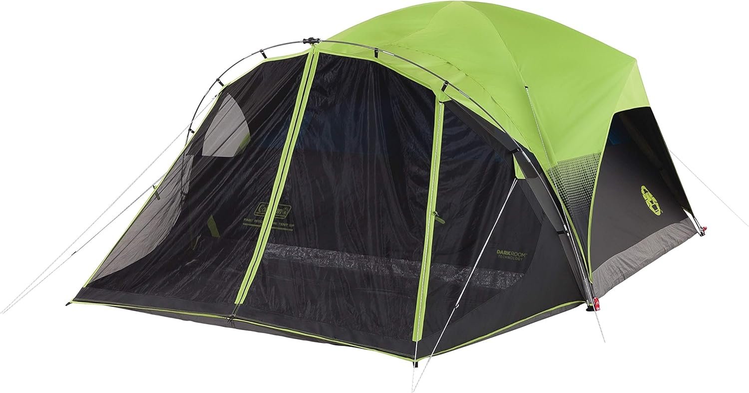 Coleman Carlsbad Dark Room Tent: 4/6 Person, Blocks 90% Sunlight, Cool