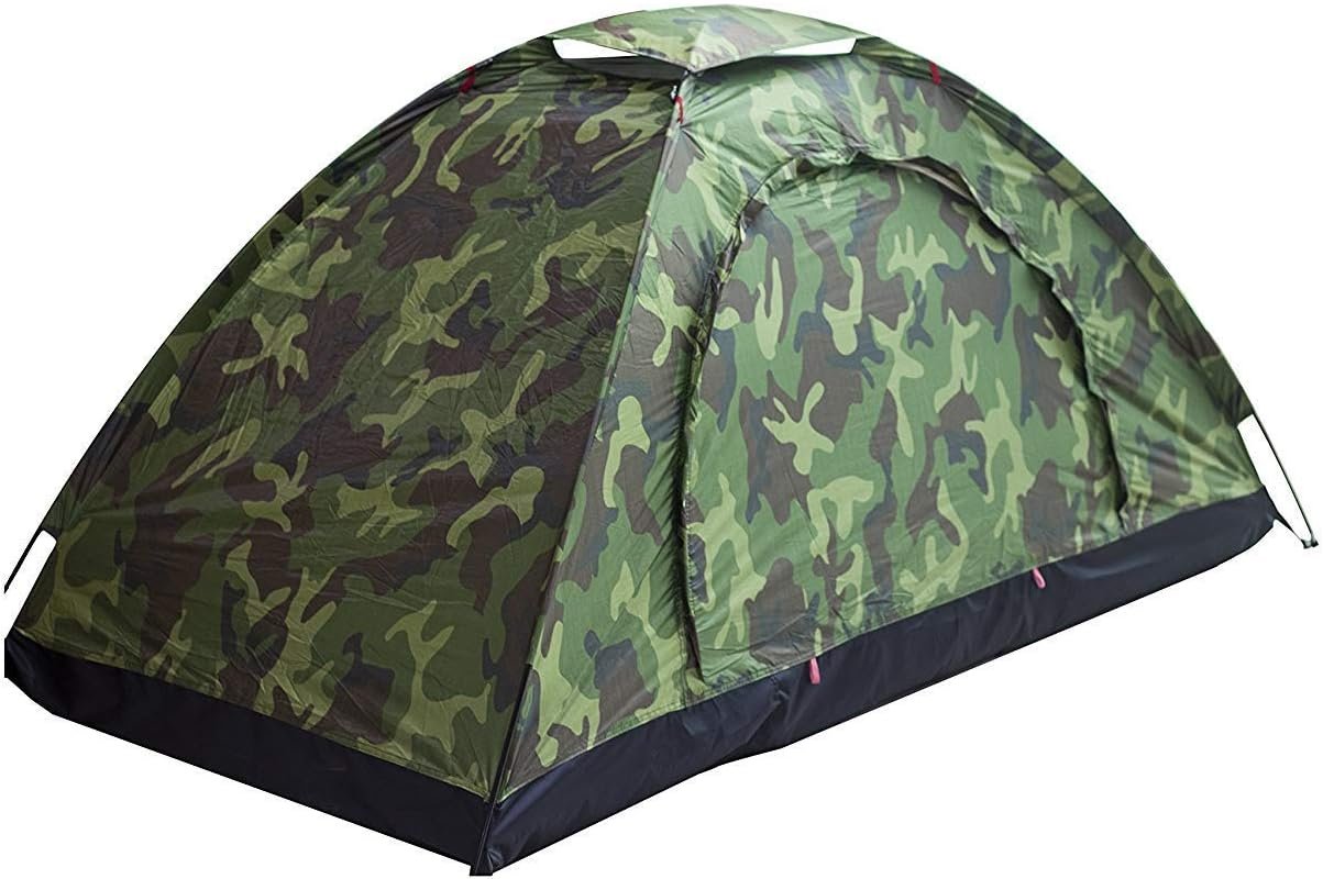 Sutekus Camouflage Pattern Camping Tent: Durable Backpacking Tent for