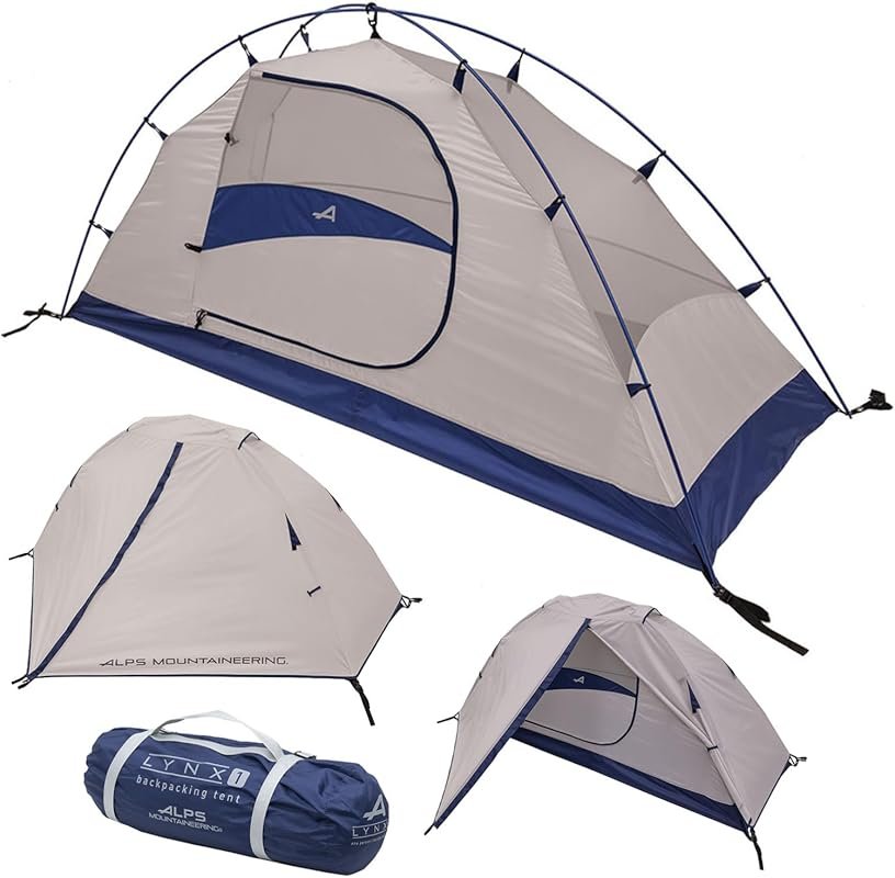 ALPS Mountaineering Lynx 1 Person Ultralight Backpacking Tent for Camp