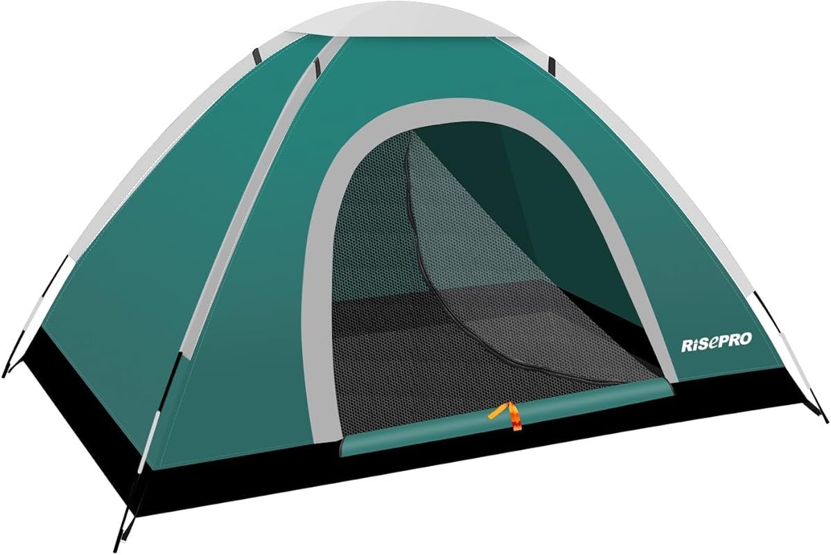 Portable 2 Person Lightweight Camping Tent: Waterproof, Windproof, UV 