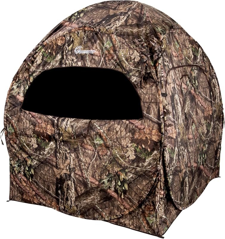 Ameristep Doghouse Run & Gun Hunting Blind - Lightweight 2 Person Grou