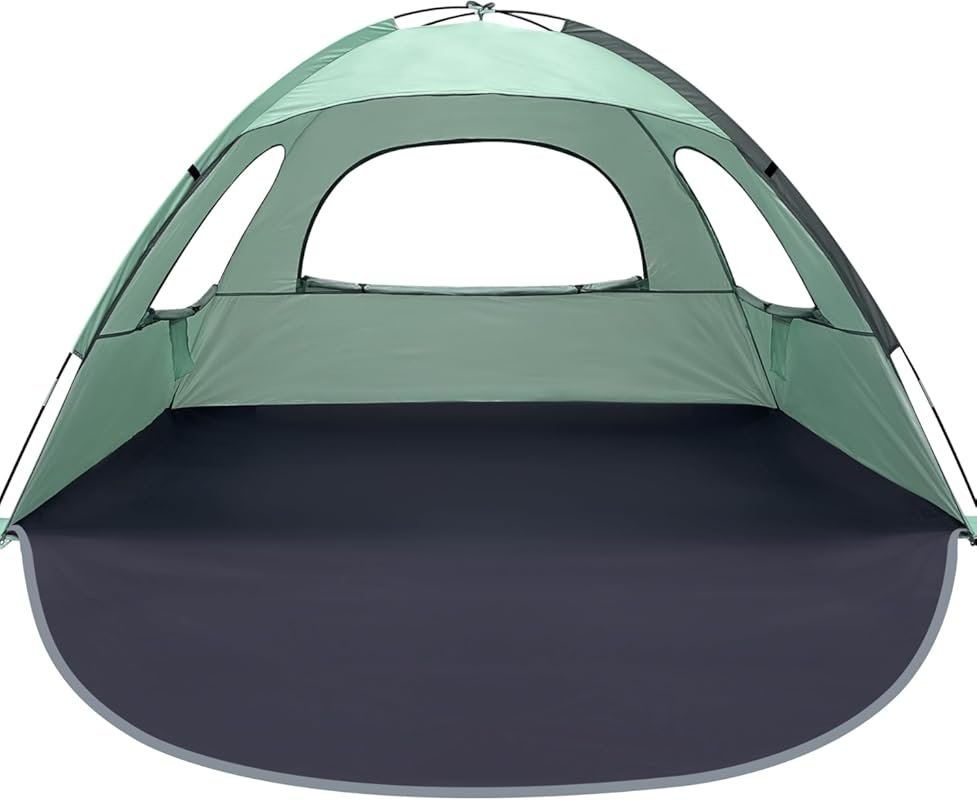 WhiteFang Beach Tent Anti-UV Sun Shade for 3-8 People with Extendable 