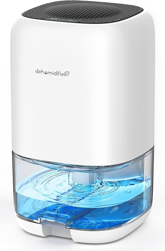 35oz Quiet Small Dehumidifier with Auto Shut Off for Home & Bedroom (2