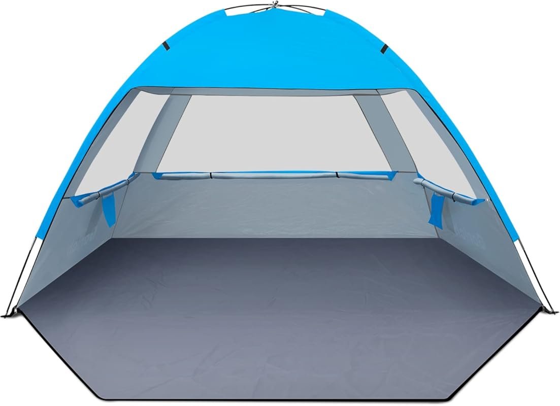 Gorich Beach Tent Sun Shelter: UPF 50+ UV Protection, Lightweight and 