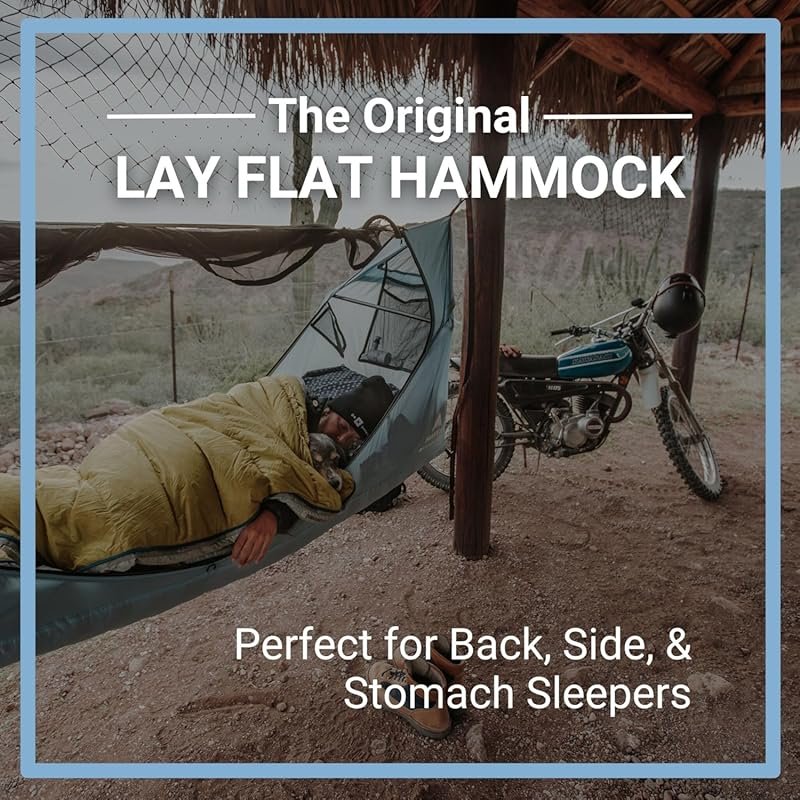 Haven Tent Lay Flat Hammock Tent: Waterproof with Mosquito Net, Insula