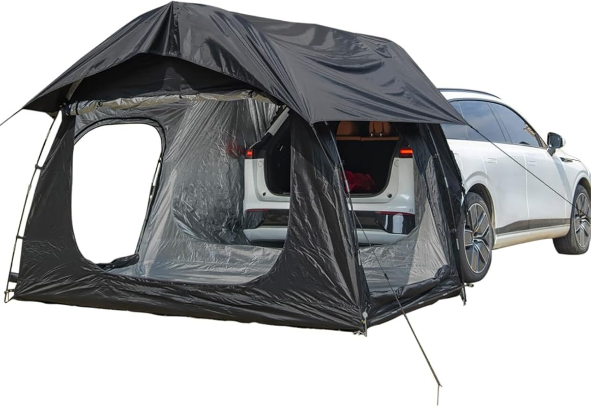 Car Awning Tent Tailgate Tent for 2-3 People, Waterproof Sun Protectio