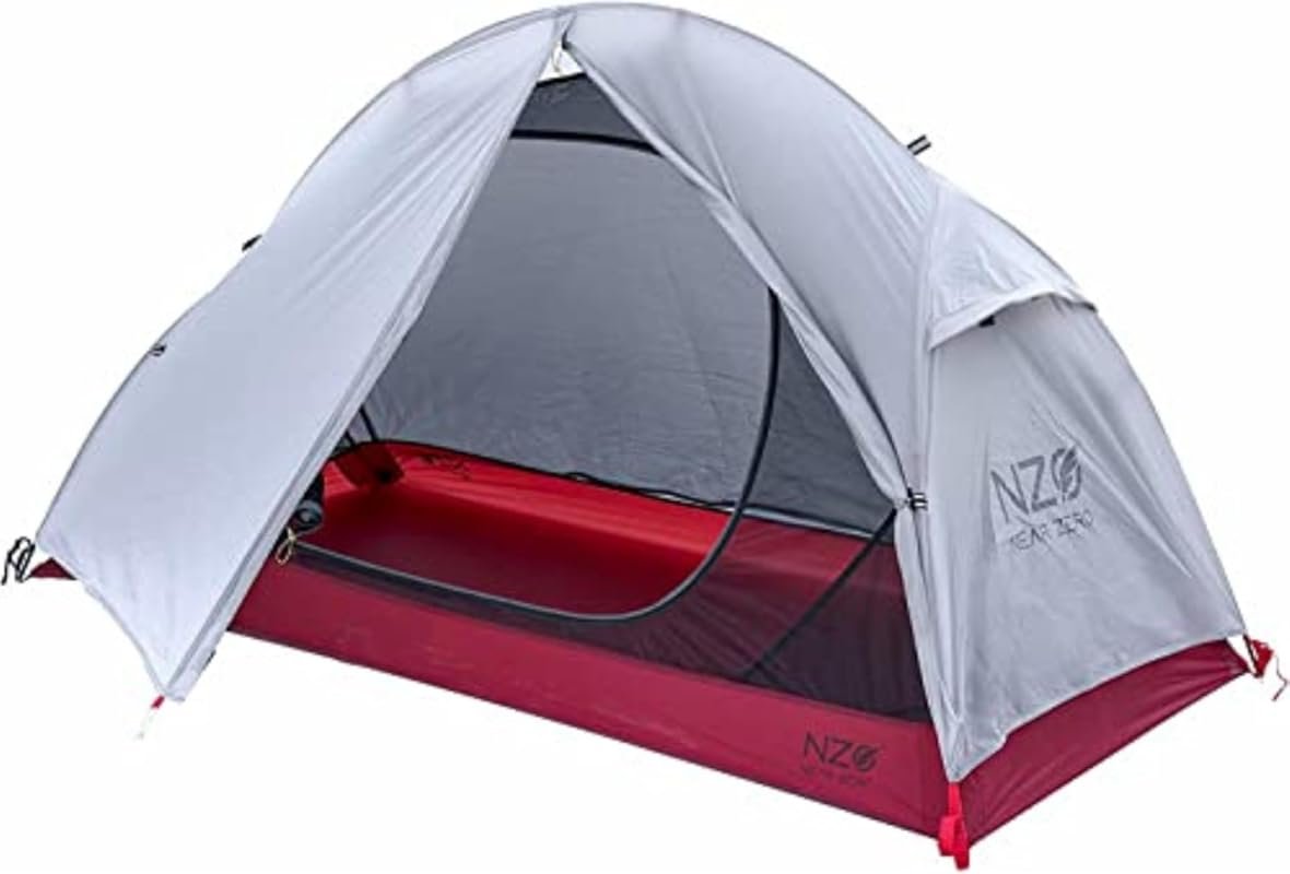 Near Zero 1-3 Person Ultralight Backpacking Tent: 2 Doors, Waterproof