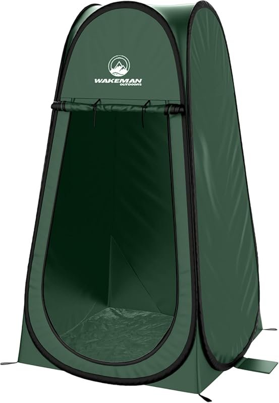 Wakeman 3.3x3.3x6.2ft Pop Up Camping Shower Tent for Portable Toilet o