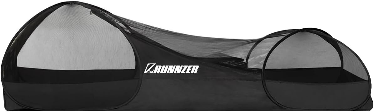 L RUNNZER Single Person Pop Up Mosquito Net Tent: Lightweight, Portabl