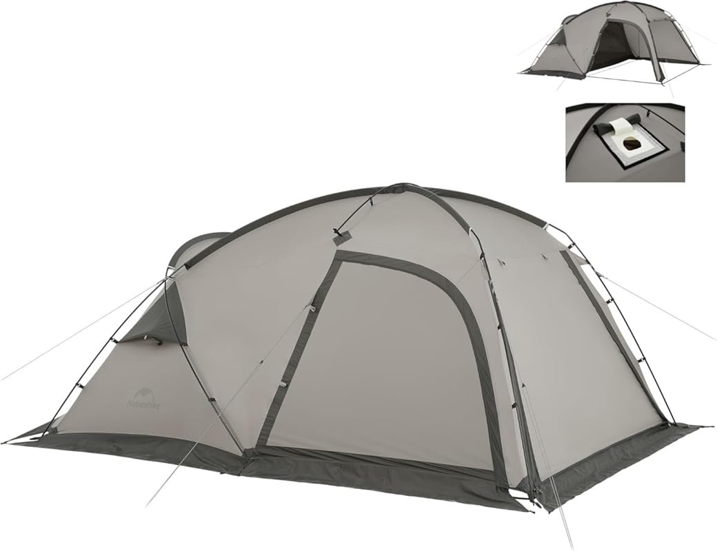 Naturehike Massif 2/4 Person 4 Season Hot Tent: Waterproof, Windproof,