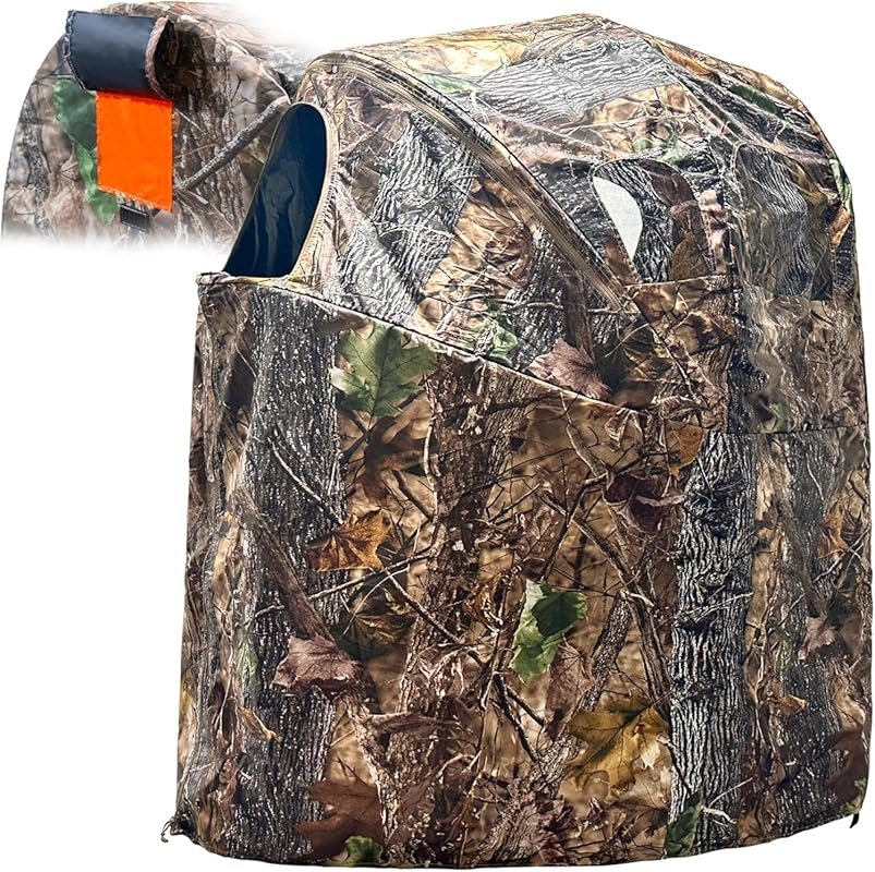 3-Panel Ground Blind with Carrying Bag - Portable Hunting Blind for De