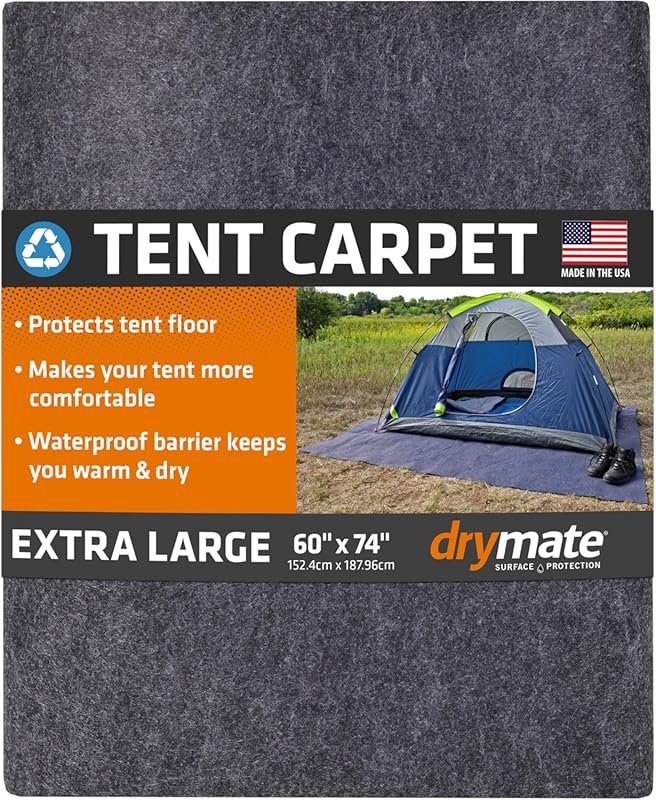 Drymate Waterproof Tent Carpet Mat - Protective, Warm, Dry Camping Flo