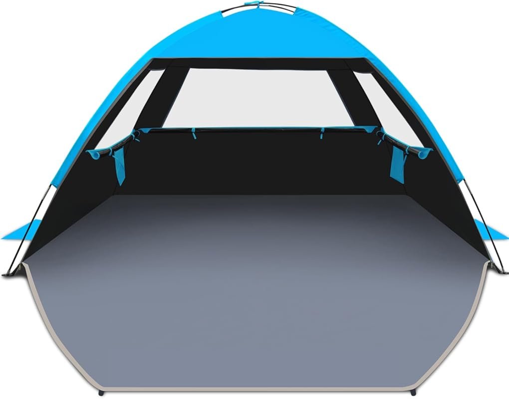 Venustas Beach Tent Sun Shelter: UPF 50+ UV Protection Canopy, Easy Se