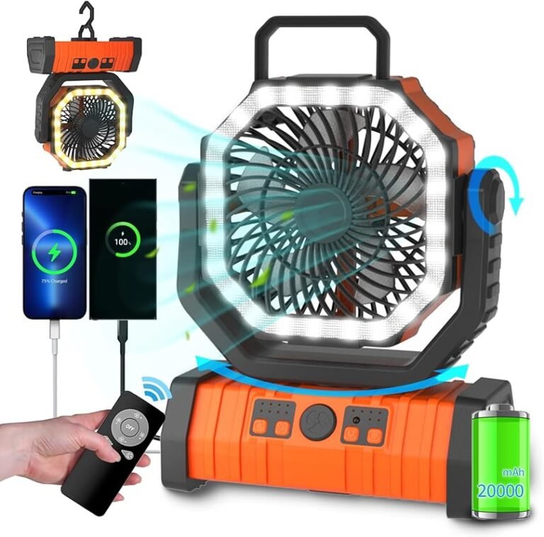 6 Best Camping Tent Fans: Stay Cool & Comfortable