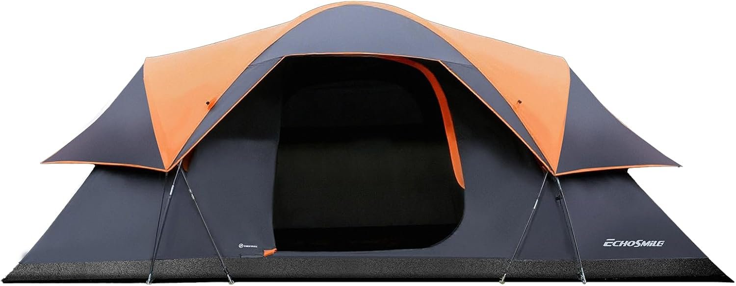 EchoSmile 10/12 Person Camping Tent: Waterproof, Windproof Family Tent
